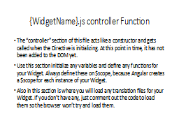 {WidgetName}.js controller Function